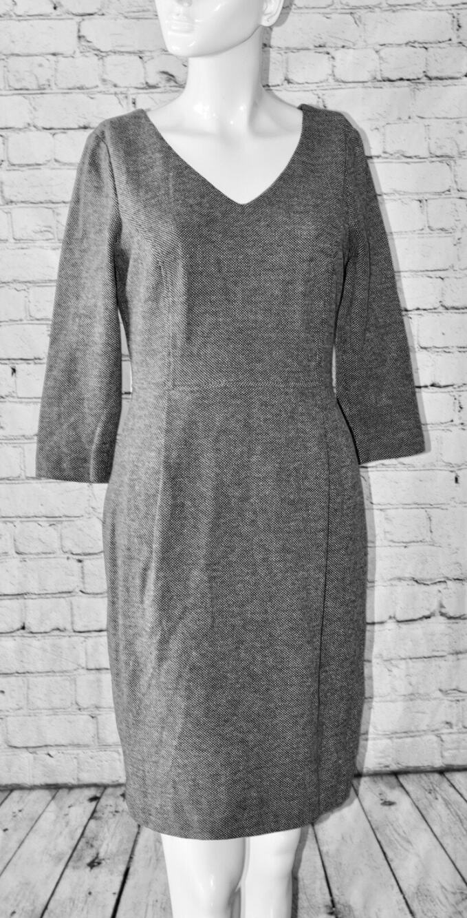 PESERICO Designer Business Work Sheath Fitted Dress Size Italian Size 42/6